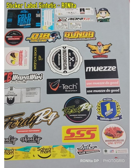 Cetak Stiker Sintetis Yupo